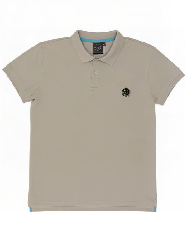 Maui and Sons Mens Polo Shirt Small Grey Cotton