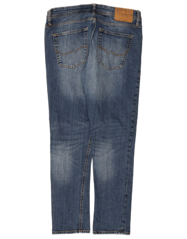 JACK & JONES Slim Jeans til mænd W34 L30 Blå Bomuld