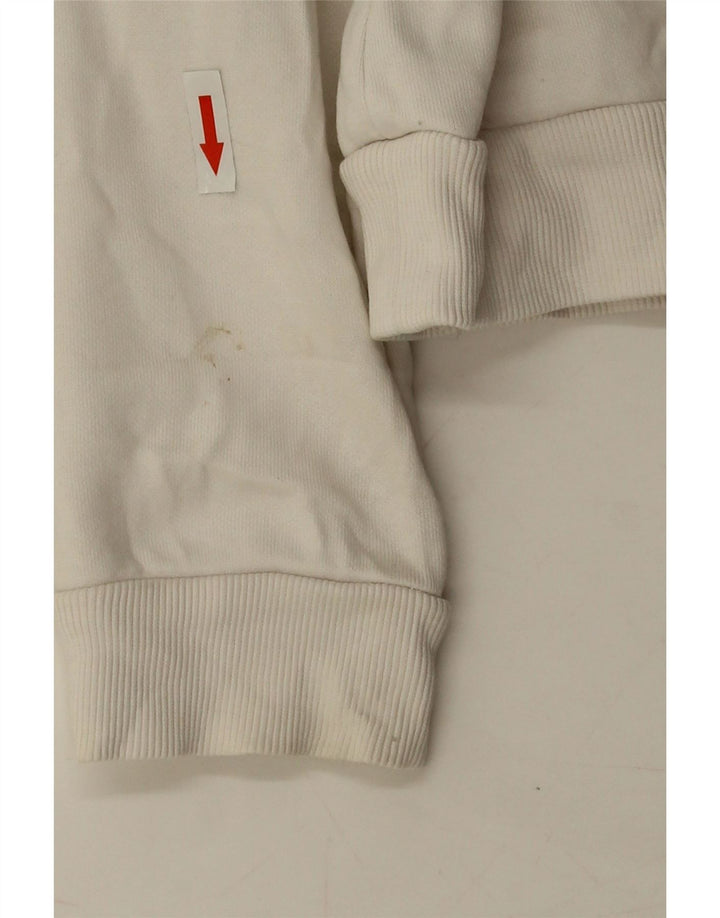 Puma piger grafisk hættetrøje 15-16 år hvid