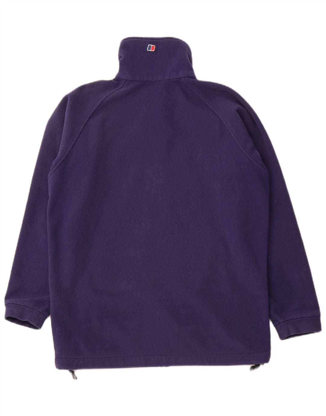 BERGHAUS Womens Fleece Jacket UK 12 Medium Navy Blue Polyester