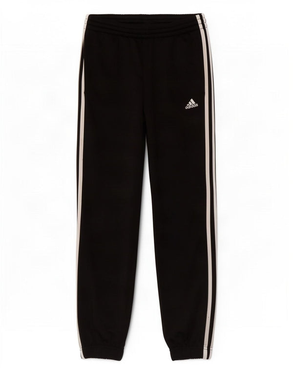 Adidas Drenge Træningsdragt Bukser Joggers 13-14 År Sort Polyester