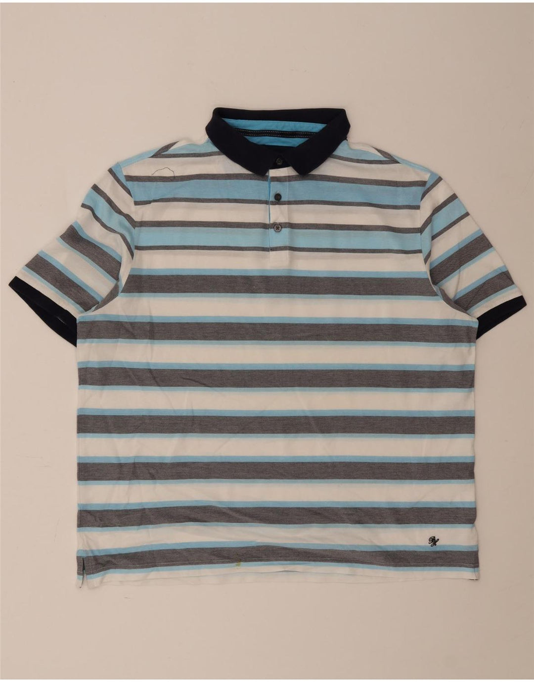 Marks & Spencer Herre Blue Harbor Polo Shirt 2XL Flerfarvet Stribet