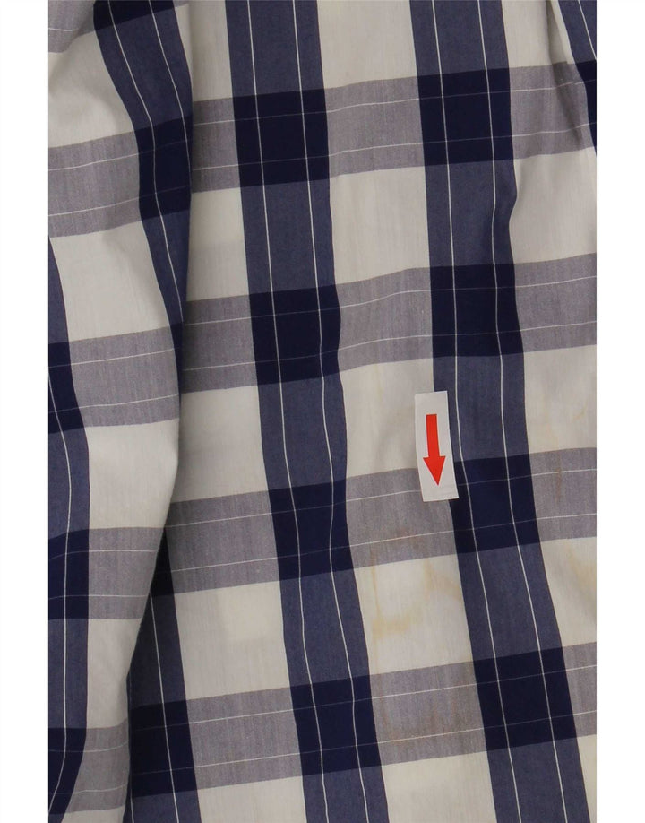 Hugo Boss Herre Slim Fit Skjorte Størrelse 40 15 3/4 Medium Blue Check