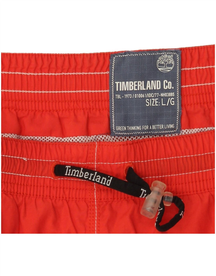 Timberland Herre grafiske svømmeshorts Large Orange