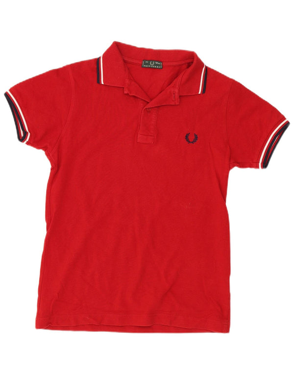 Fred Perry drenge poloskjorte 11-12 år rød bomuld