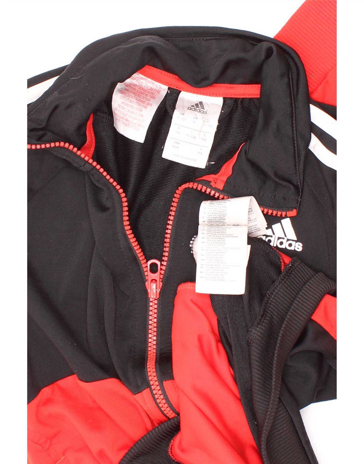 Adidas Træningsdragt Topjakke til drenge 11-12 år Rød Colourblock Polyester
