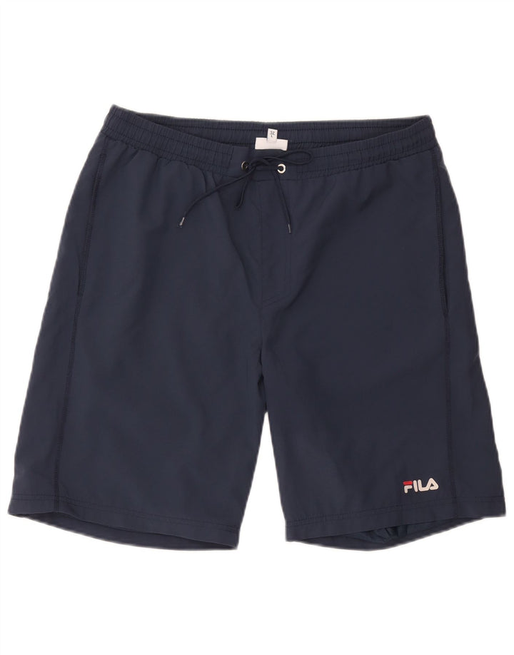 Fila Sportshorts til mænd, store marineblå polyester