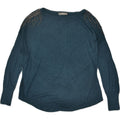 OASIS Womens Oversized Boat Neck Jumper Sweater UK 10 Small Green Viscose | Vintage Oasis | Thrift | Second-Hand Oasis | Used Clothing | Messina Hembry 