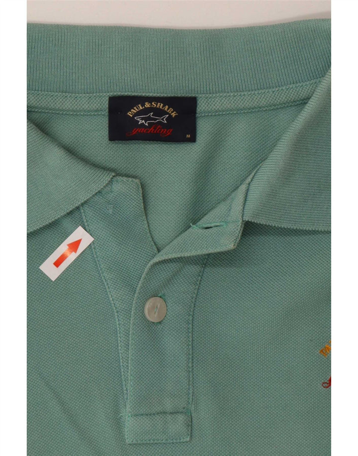 Paul & Shark herre poloshirt mellemgrøn bomuld