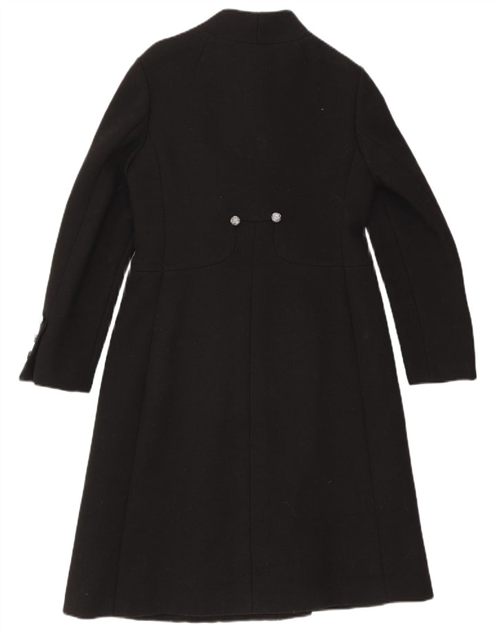 Vintage overfrakke til kvinder UK 10 Small Black