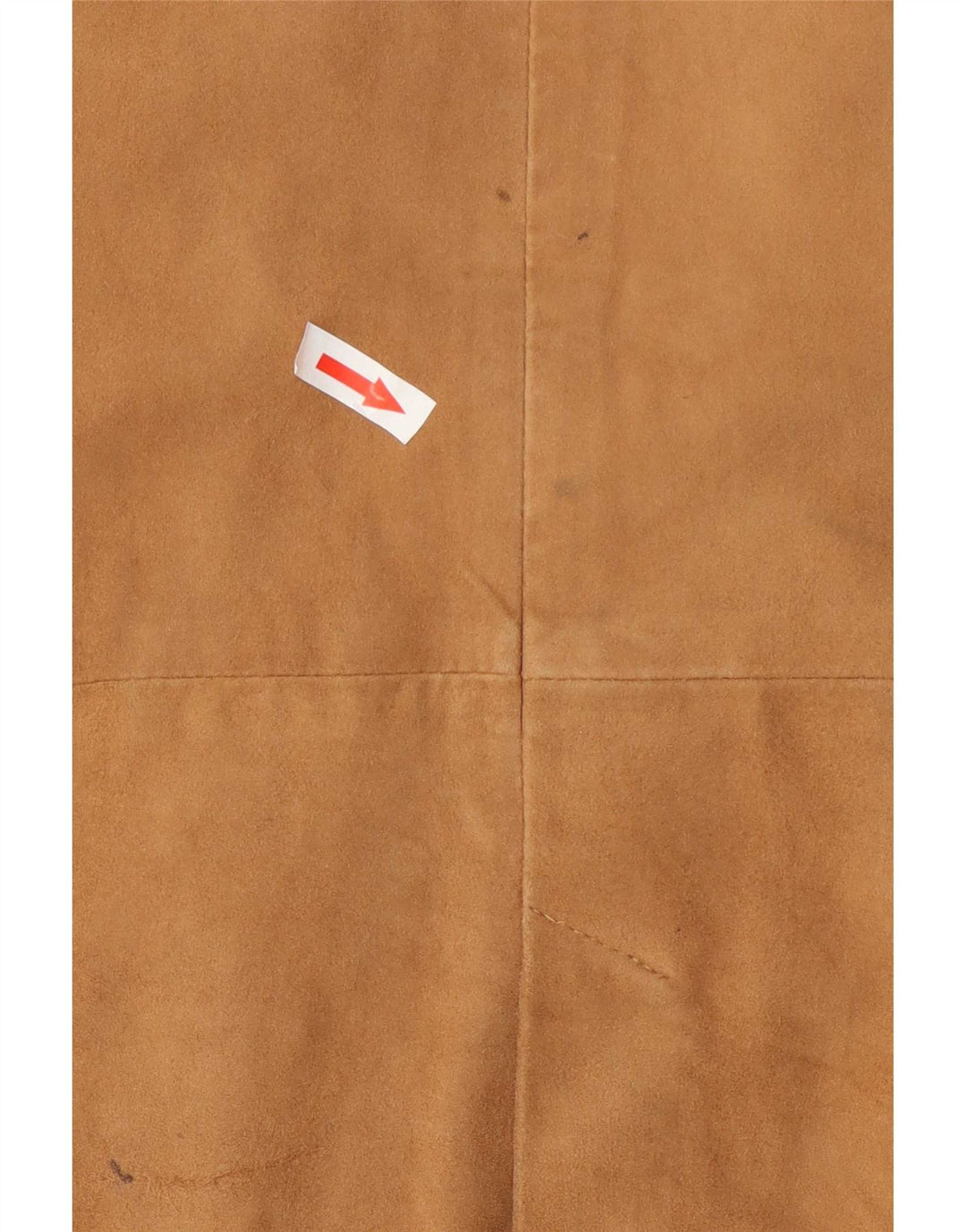 Vintage dame 3-knaps ruskindsblazerjakke UK 14 medium beige læder