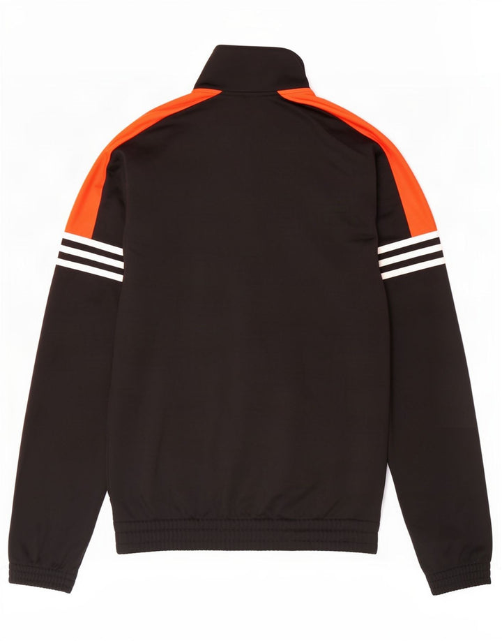 Adidas Træningsdragt til mænd Topjakke UK 36/38 Small Black Colourblock Polyester