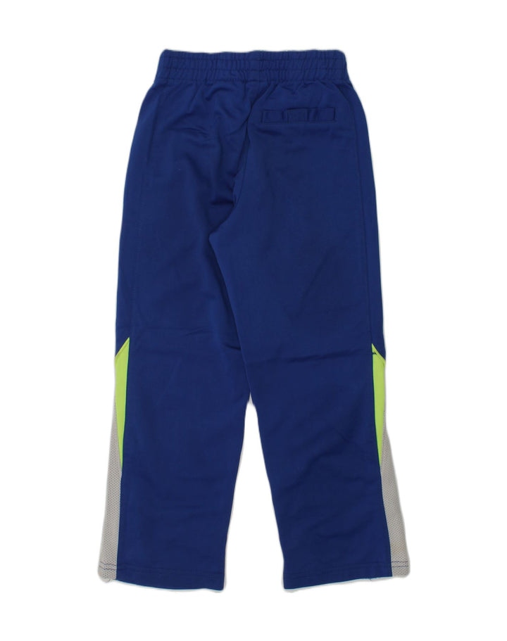 PUMA Boys Tracksuit Trousers 4-5 Years Blue Polyester | Vintage Puma | Thrift | Second-Hand Puma | Used Clothing | Messina Hembry 