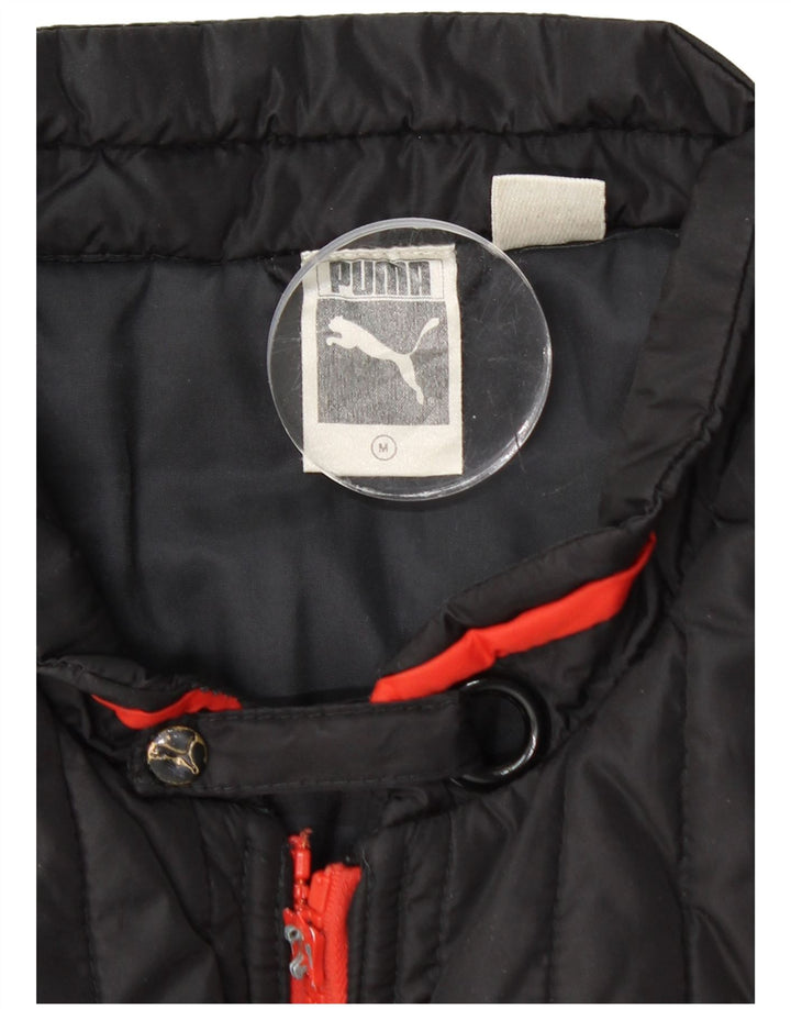 PUMA Polstret herrejakke UK 38 Medium Sort Colourblock