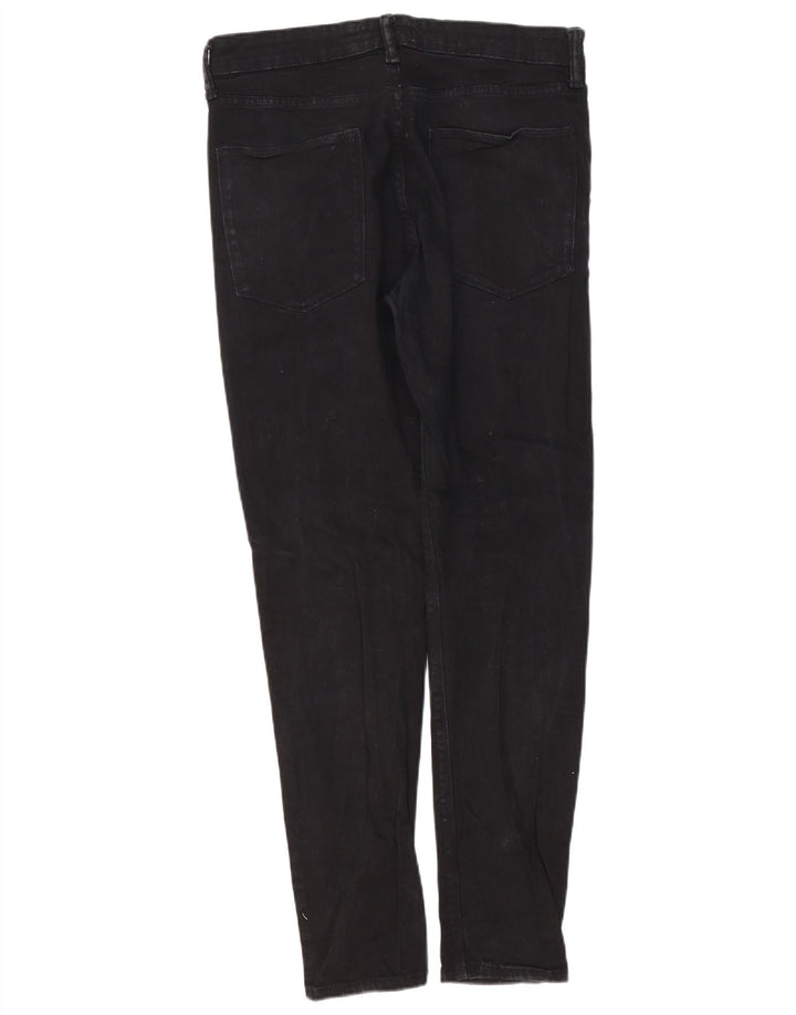 Marks & Spencer Skinny Jeans til mænd W32 L31 Sort bomuld