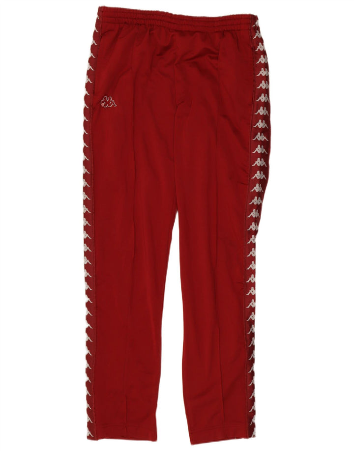 Kappa Herre grafisk træningsdragt bukser, store røde Colourblock Polyester