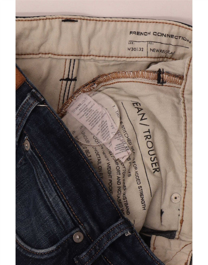 French Connection Herre Regular Straight Jeans W30 L32 Marineblå Bomuld