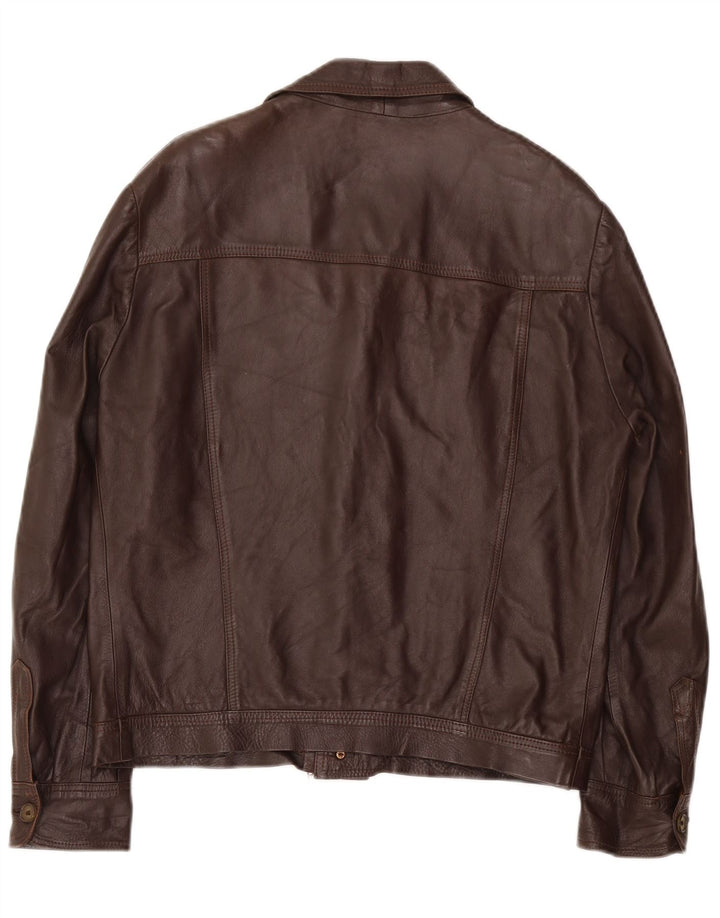 Vintage herre læderjakke UK 36 Small Brown