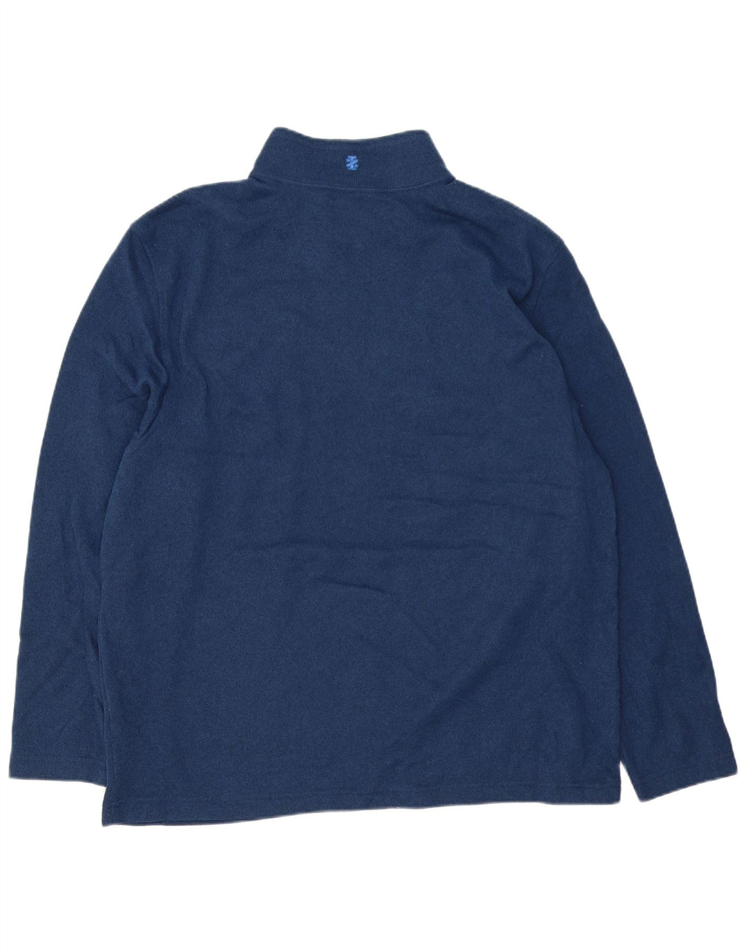 IZOD Sweatshirt med lynlås til mænd 2XL Marineblå Flecked Polyester