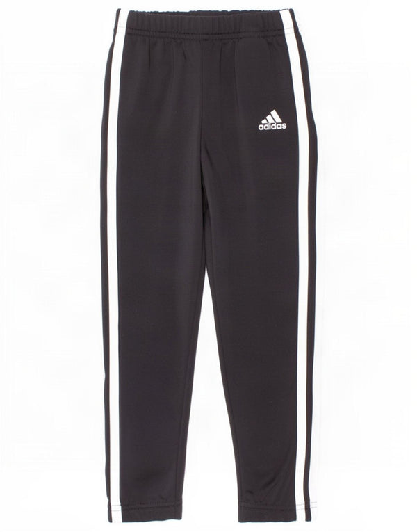 Adidas Drenge Træningsdragt Bukser Joggers 3-4 År Sort Polyester