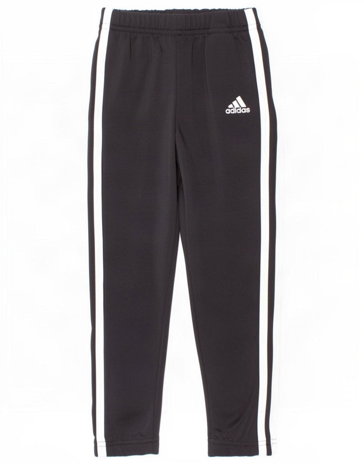 Adidas Drenge Træningsdragt Bukser Joggers 3-4 År Sort Polyester