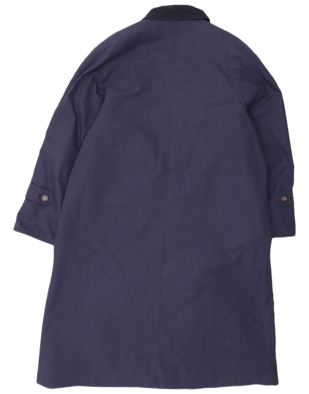 Dunnimac Dame Overfrakke UK 18 XL Navy Blue Polyester Classic
