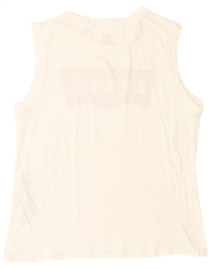 Levi's Herre grafisk T-shirt top mellem hvid bomuld