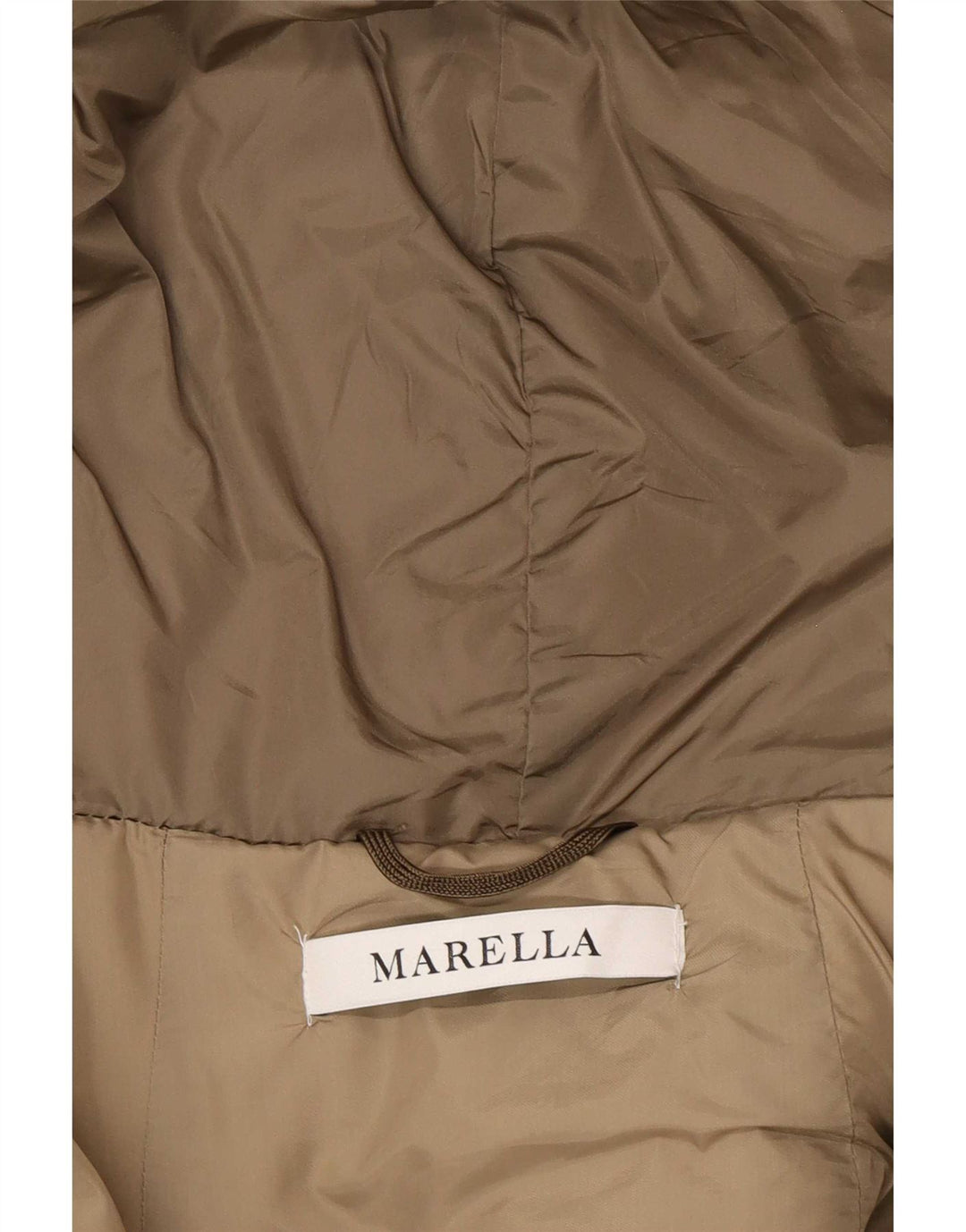 Marella polstret jakke til kvinder UK 12 Medium brun polyamid