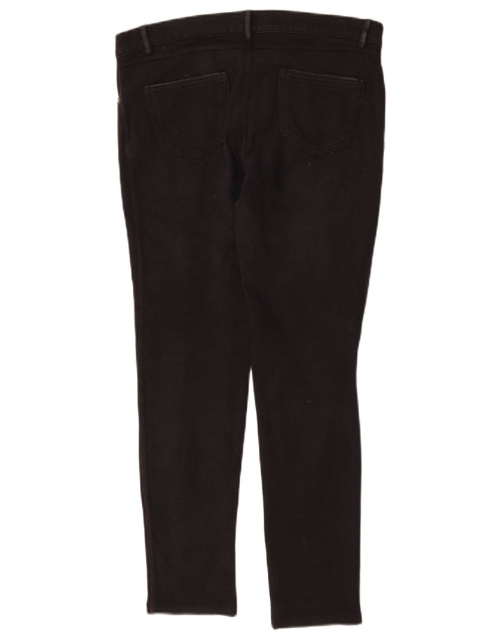 Zara Dame Slim Casual Bukser Medium W28 L26 Sort Bomuld
