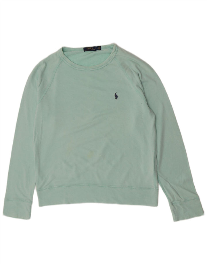 Polo Ralph Lauren Herre Top Langærmet Medium Turkis Bomuld