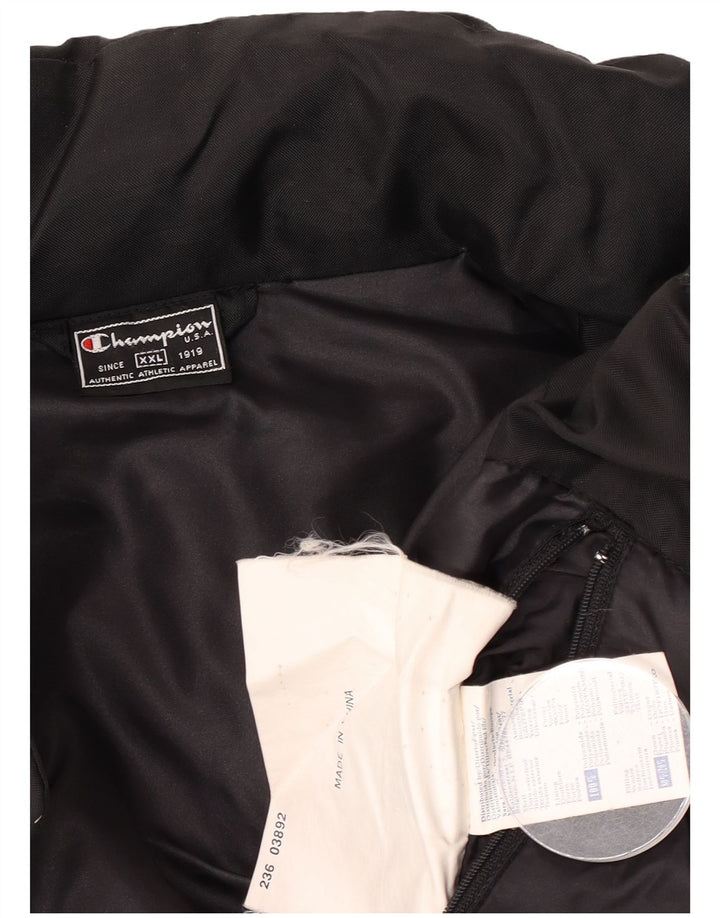 Champion Herre polstret jakke UK 44 2XL Sort Polyamid