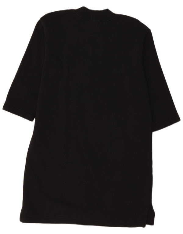 Nike 3/4-ærmet oversized T-shirtkjole til kvinder DK 6 XS sort bomuld