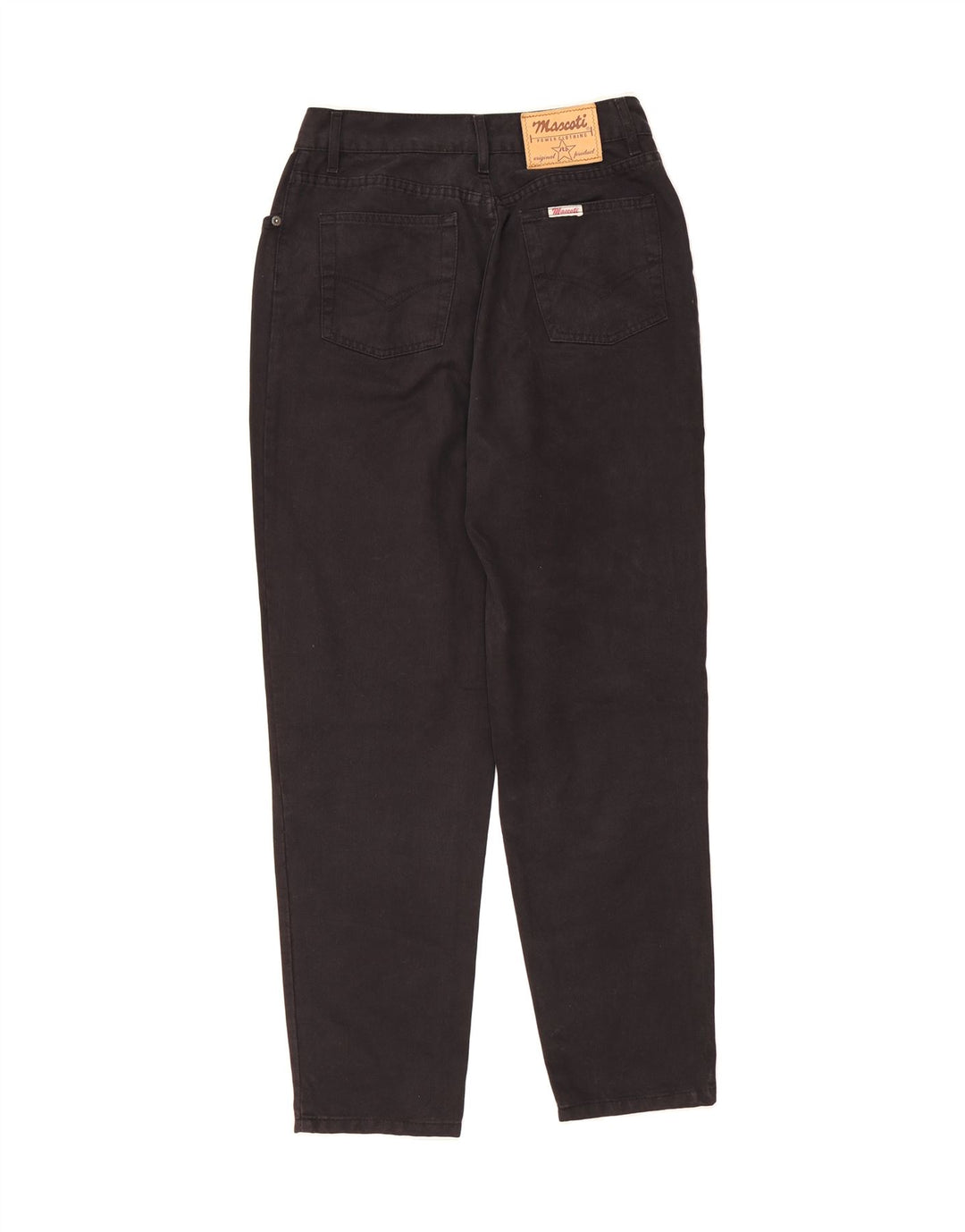 VINTAGE Womens Tapered Jeans EU 40 Medium W30 L29 Black Cotton Vintage Vintage and Second-Hand Vintage from Messina Hembry 