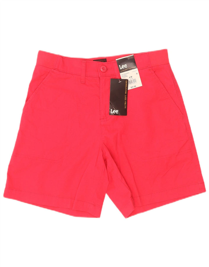 Lee Chino Shorts til kvinder US 6 Medium W30 Rød Bomuld
