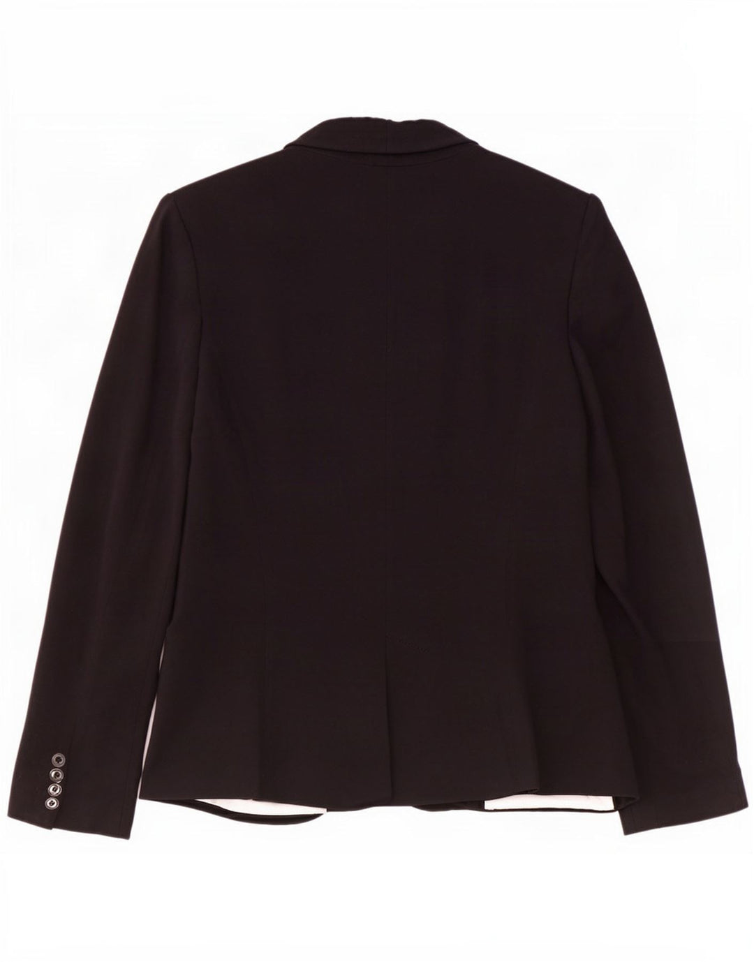 Zara Dame 1 Knap Blazer Jacket UK 10 Small Black Viscose