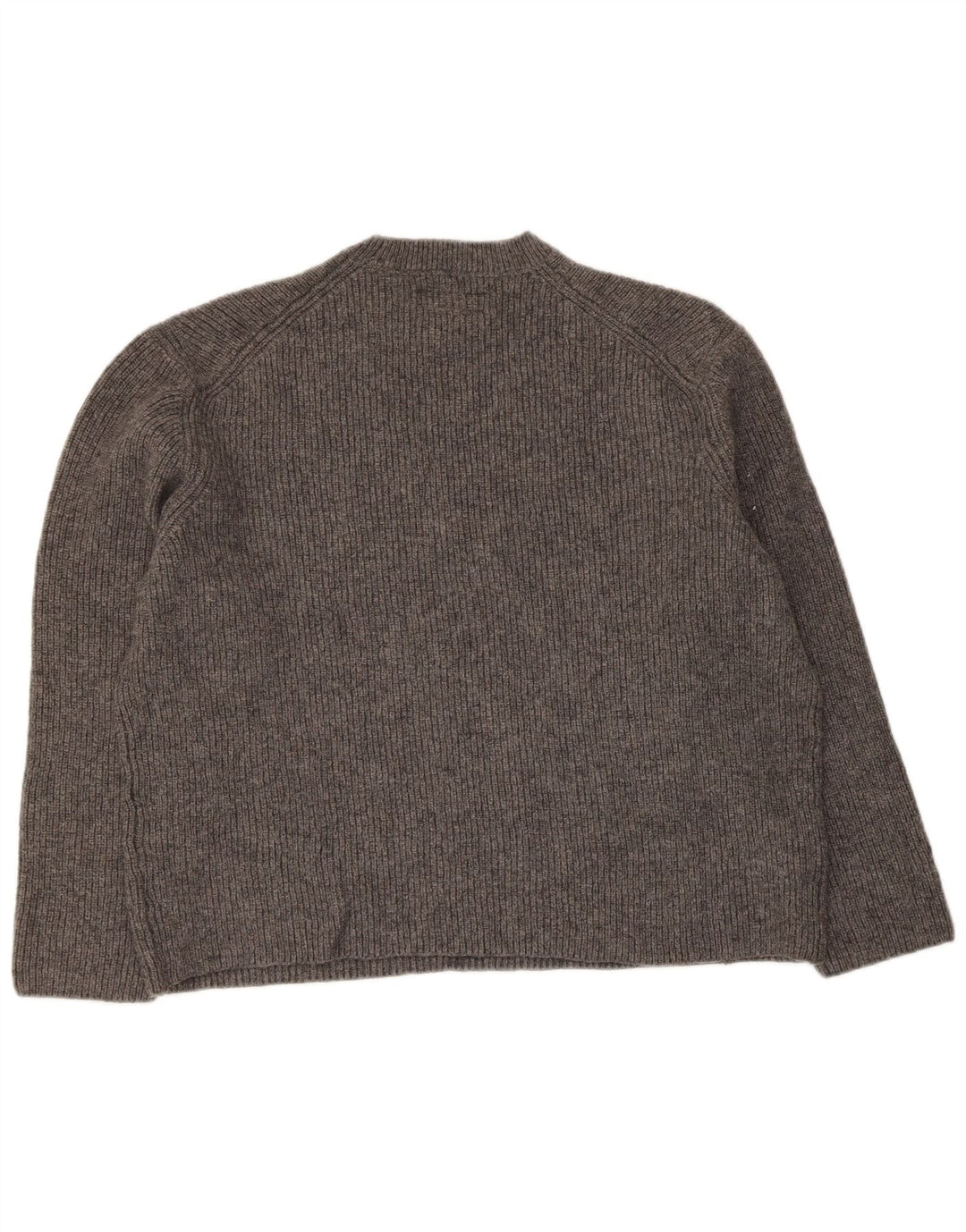 All Saints Dame Oversized Crew Neck Jumper Sweater UK 14 Medium Grey Uld