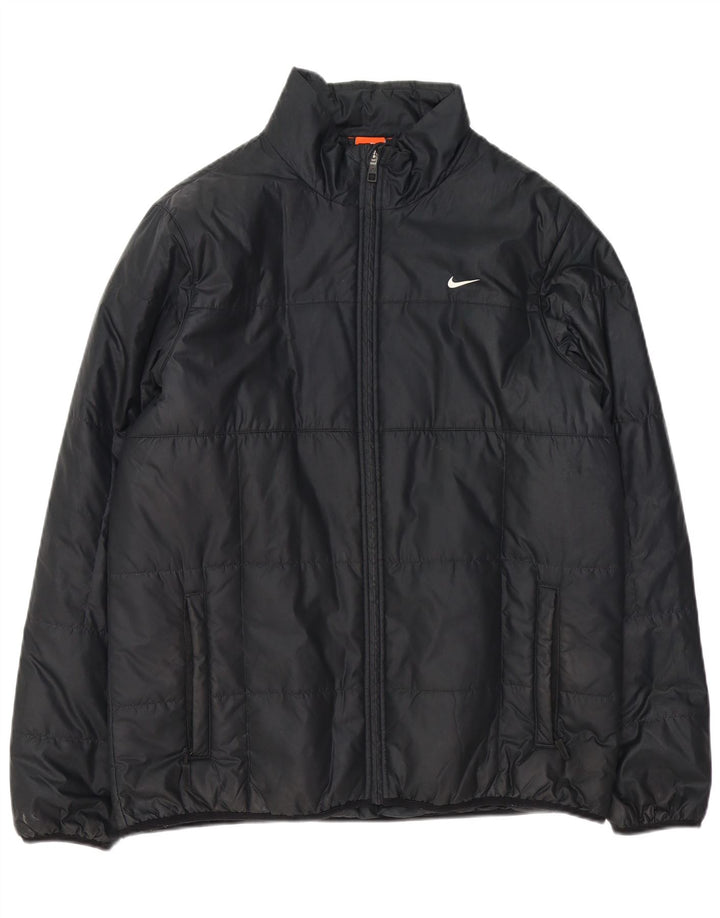 Nike Polstret jakke til mænd UK 40 Stor sort polyester
