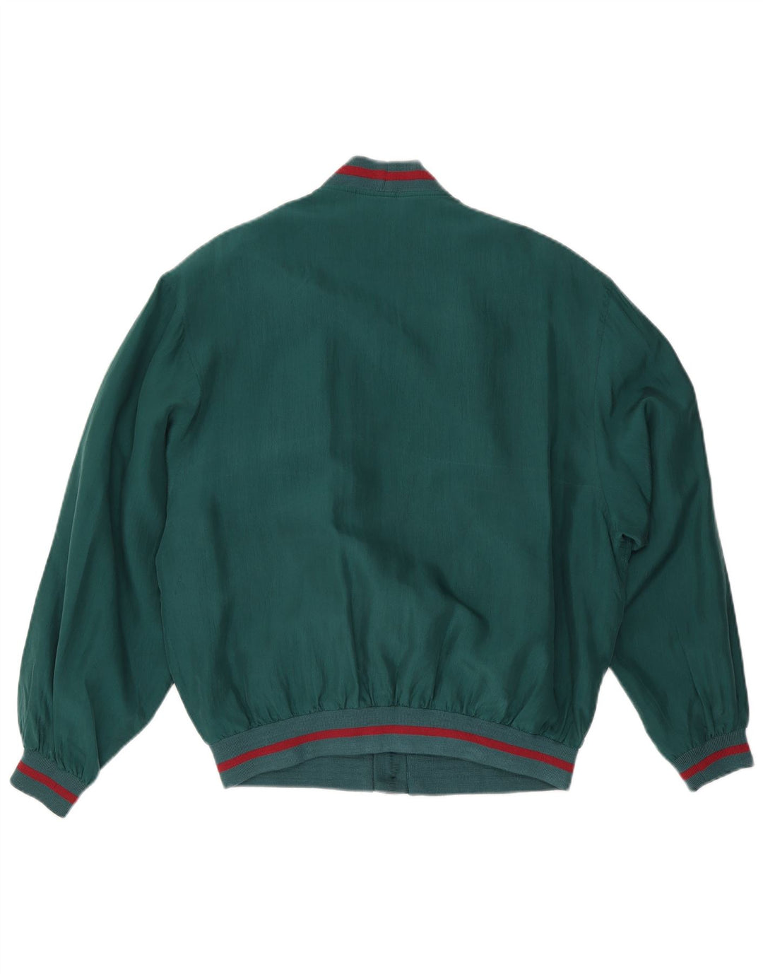 Paul & Shark Herre Yachting Bomber Jacket UK 38 Medium Green Silk
