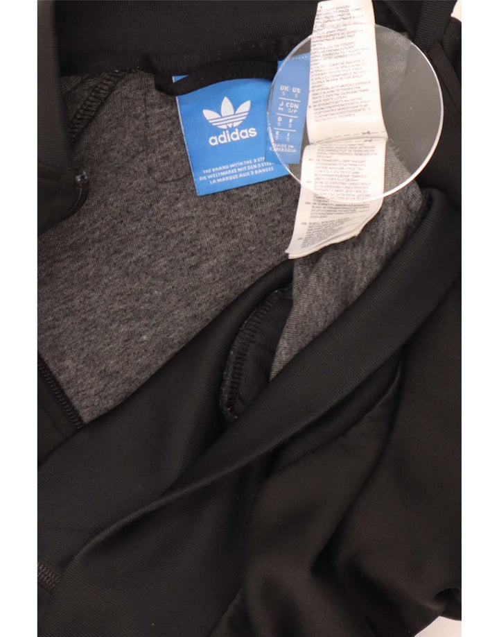 Adidas træningsdragt topjakke til kvinder UK 10 Lille sort polyester