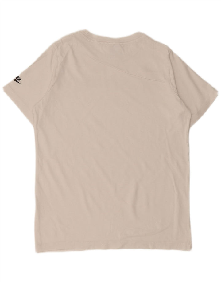 NIKE drenge grafisk t-shirt top 13-14 år XL Hvid