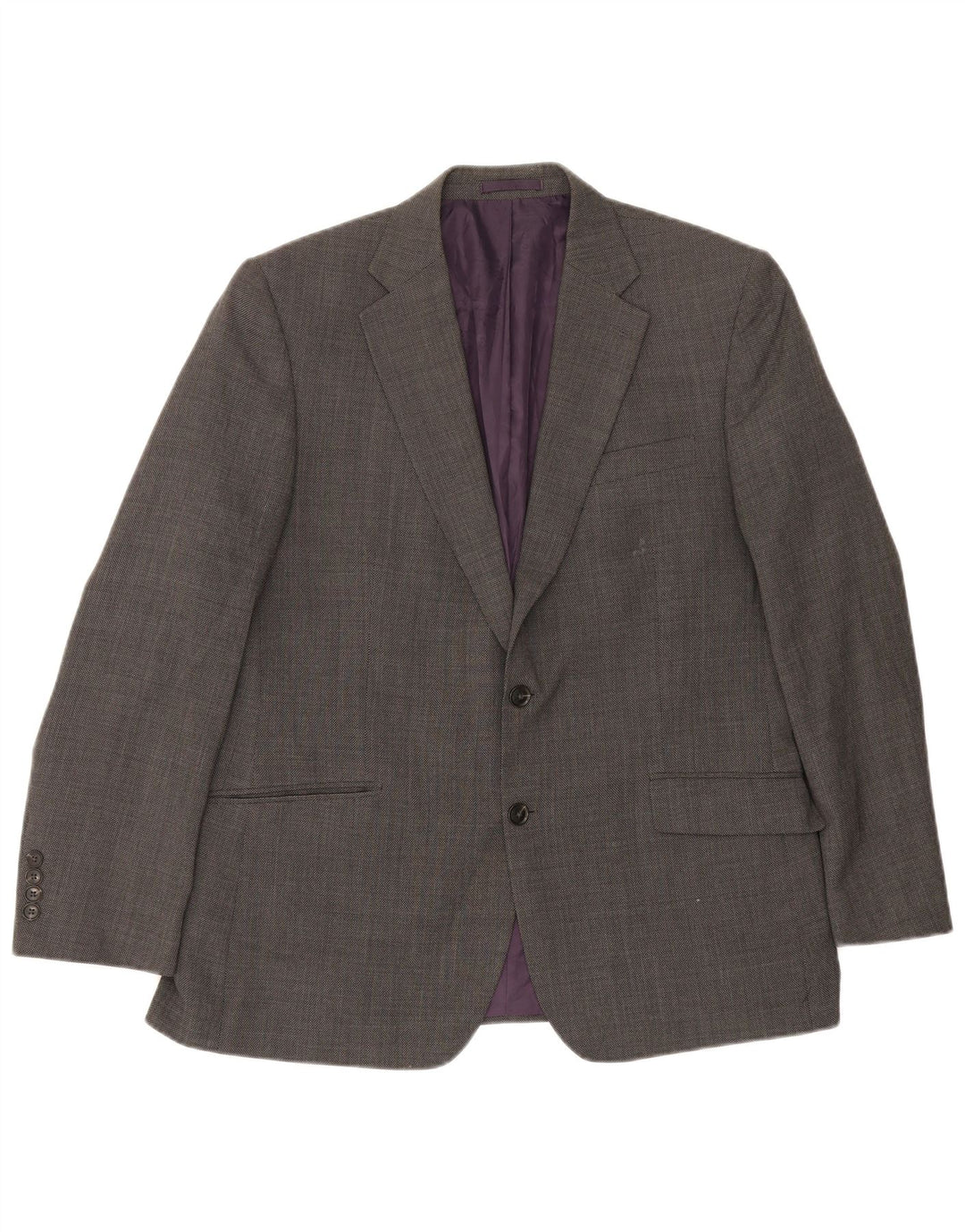 Marks & Spencer Herre 2-knap Regular Fit Blazer Jacket UK 42 Large Grå