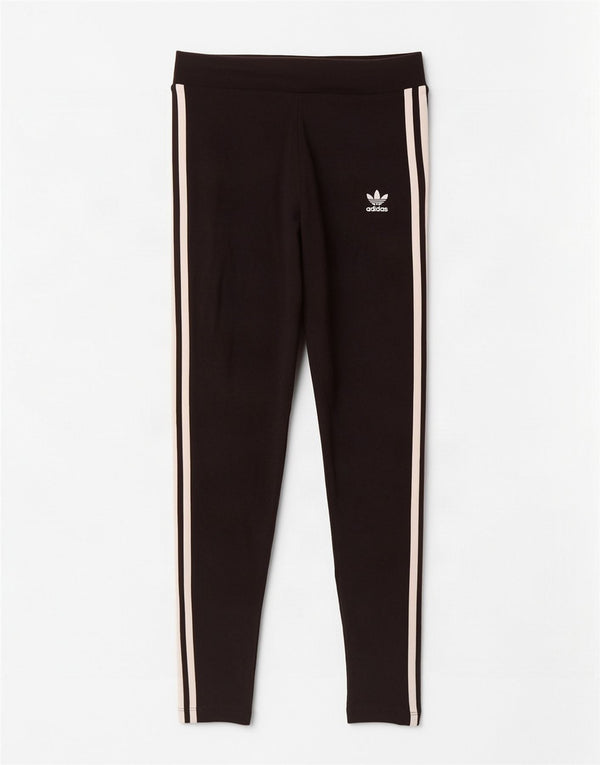 Adidas Dame Leggings UK 10 Small Black Bomuld