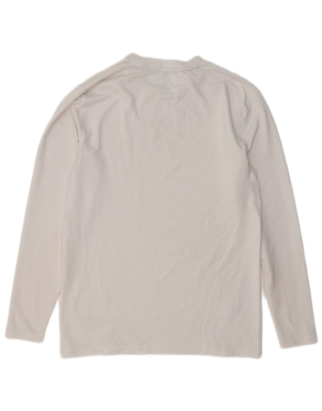 RUSSELL ATHLETIC Herretop Langærmet UK 38/40 Medium White Polyester
