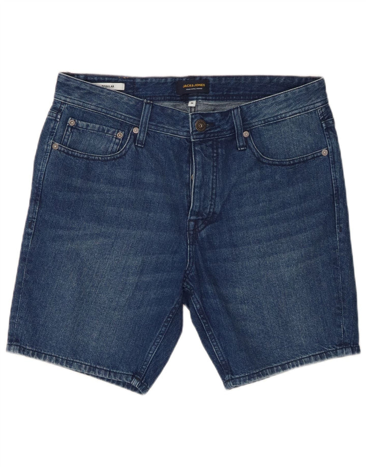 Jack & Jones Herre Regular Fit denimshorts Medium W32 Blå Bomuld