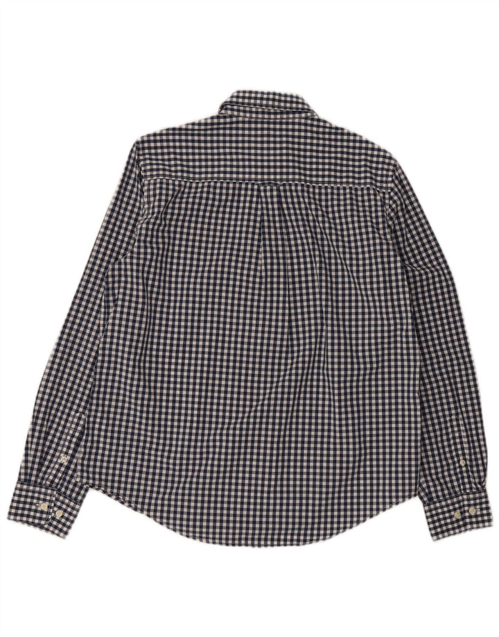 Gant Dameskjorte UK 12 Medium Blue Gingham Cotton