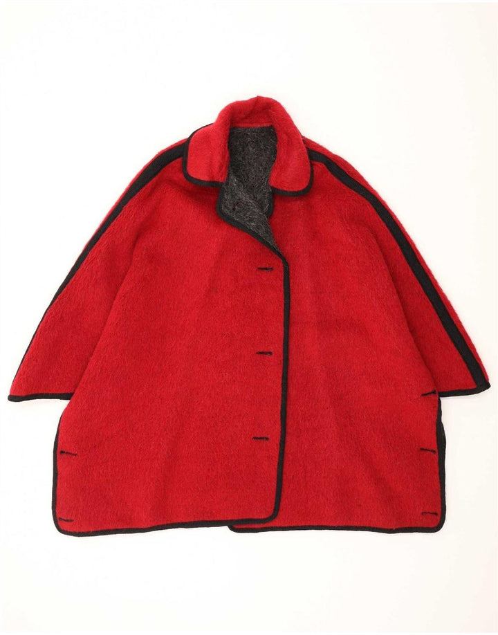 Vintage Womens Vendbar Cape Coat One Size Grå