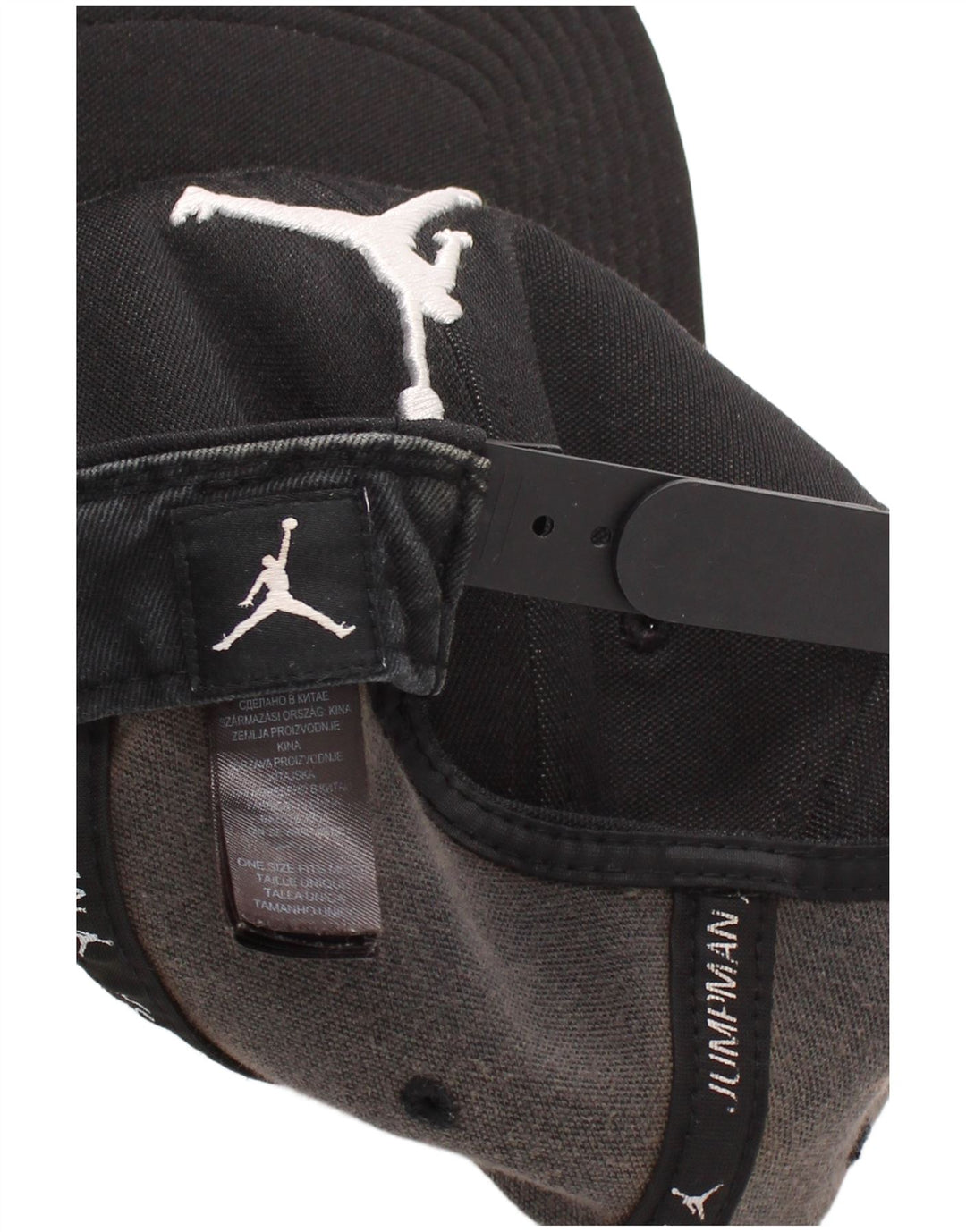 Jordan Herre grafisk baseballkasket One Size sort polyester