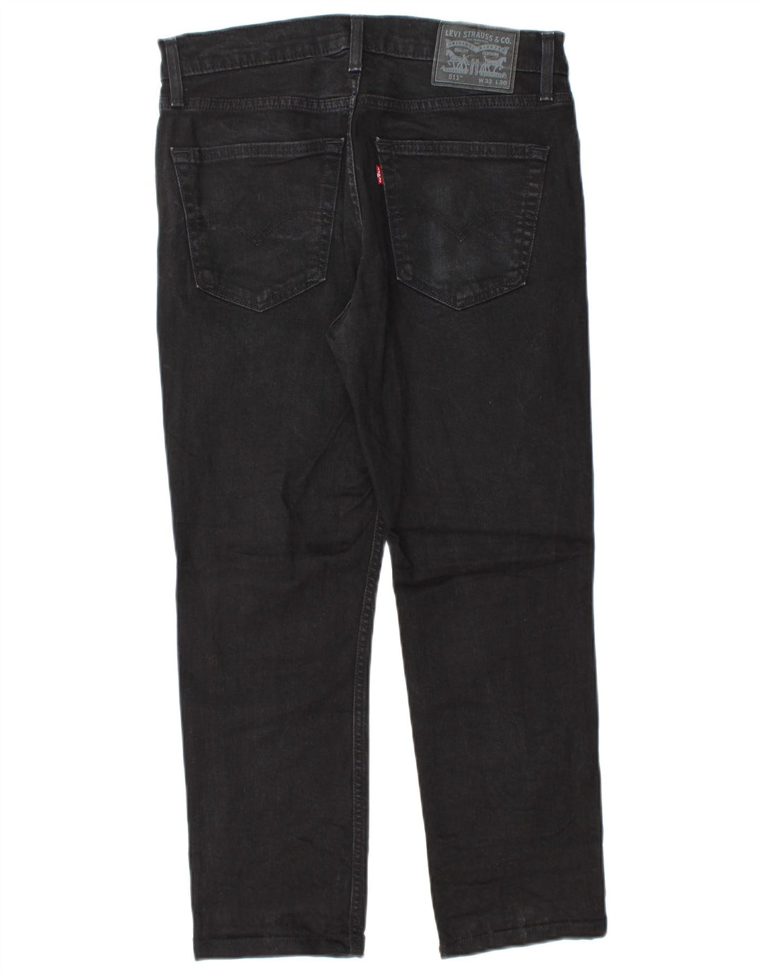 Levi's Herre 511 Slim Jeans W33 L26 Sort Bomuld
