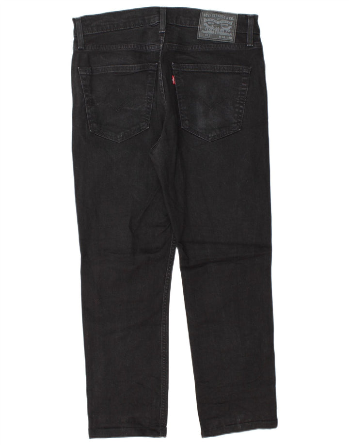 Levi's Herre 511 Slim Jeans W33 L26 Sort Bomuld