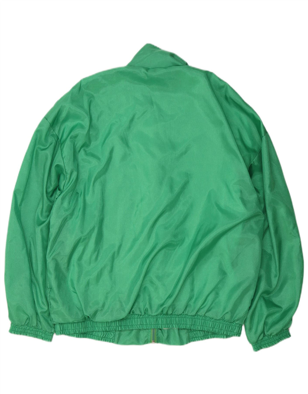 Vintage træningsdragt til mænd, topjakke, stor grøn nylon